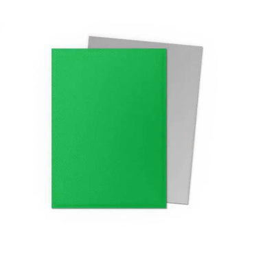 Dragon Shield - Dual Matte Standard Size Sleeves 100pk - Apple Green & Silver
