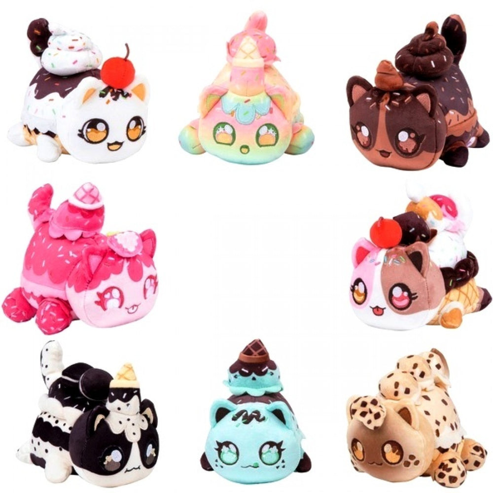 Aphmau Mystery MeeMeow Plush Ice Cream Friends