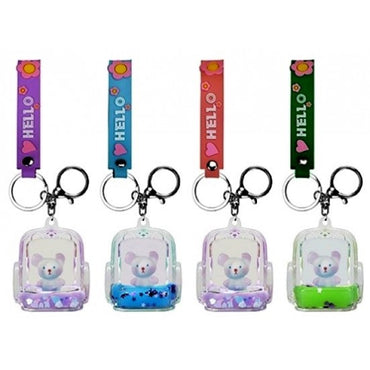 Mochi Backpack Charm Keyring with Strap