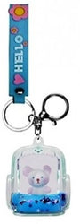 Mochi Backpack Charm Keyring with Strap