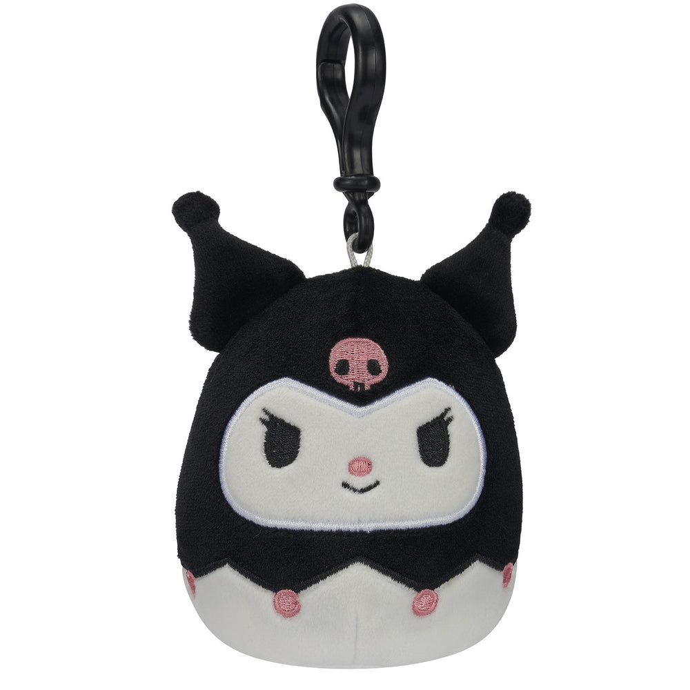 SQUISHMALLOWS: HELLO KITTY: SANRIO 3.5" CLIP-ON PLUSH - KUROMI