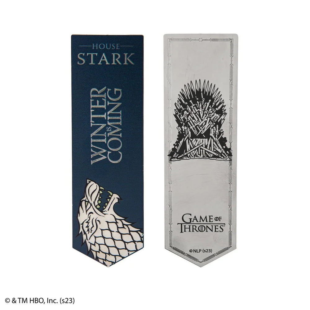 A Game of Thrones - Stark Metal Bookmark