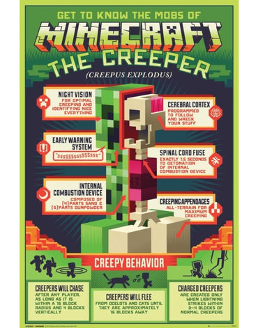Maxi Poster - Minecraft - Creepy Behaviour