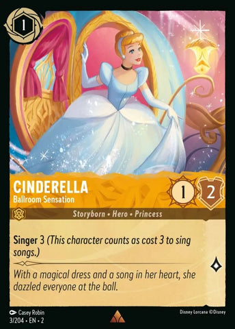 Disney Lorcana: Rise of the Floodborn - Cinderella – Ballroom Sensation - 3/204