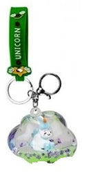 Mochi Cloud Charm Keyring with Strap