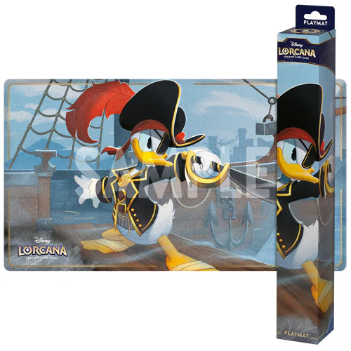 DISNEY LORCANA TRADING CARD GAME – AZURITE SEAS – PLAY MAT - DONALD DUCK ** RELEASED 27/11/24 **