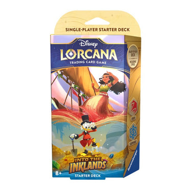 Disney Lorcana: Into the Inklands - Starter Deck - Ruby // Saphire - Moana & Scrooge McDuck