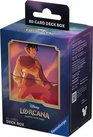 DISNEY LORCANA TRADING CARD GAME – Shimmering Skies – DECK BOX - Aladdin