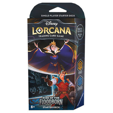 Disney Lorcana: Rise of the Floodborn - Starter Deck - The Queen & Gaston