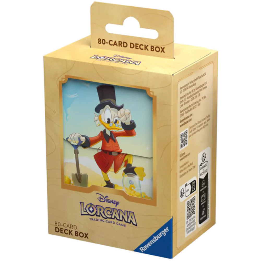 LORCANA TRADING CARD GAME – INTO THE INKLANDS – Deck Box - Scrooge McDuck