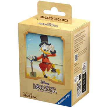 LORCANA TRADING CARD GAME – INTO THE INKLANDS – Deck Box - Scrooge McDuck - RELEASED 08/03/2024