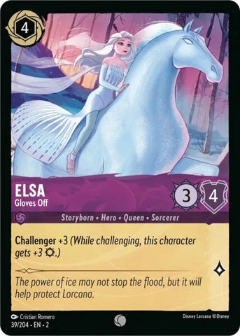 Disney Lorcana: Rise of the Floodborn - Elsa – Gloves Off - 39/204