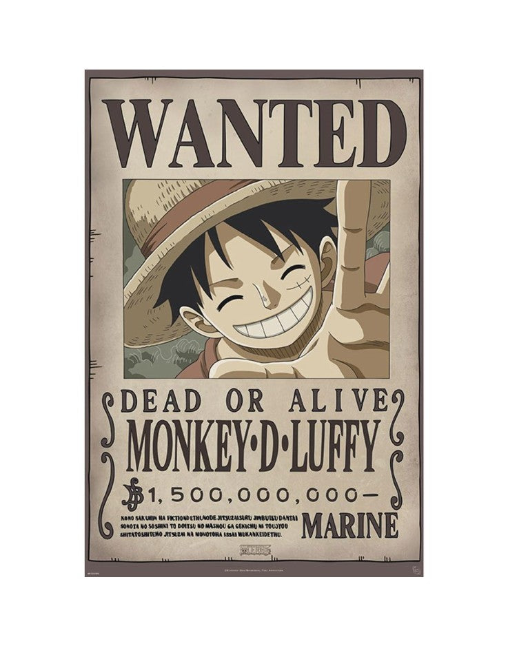 Maxi Poster - One Piece - Wanted - Luffy