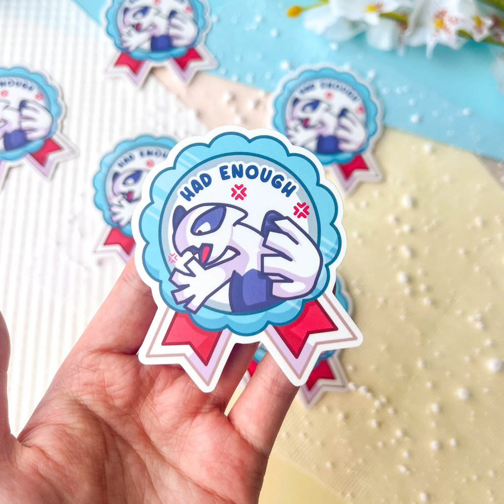 Poroful Stickers - Vinyl 3" Sticker Pokemon - Had Enough