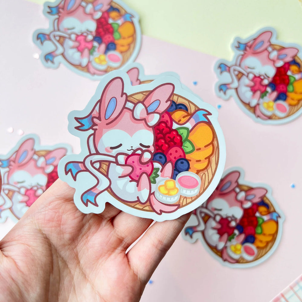 Poroful Stickers - Vinyl 3" Sticker Pokemon - Sylveon Dessert Board