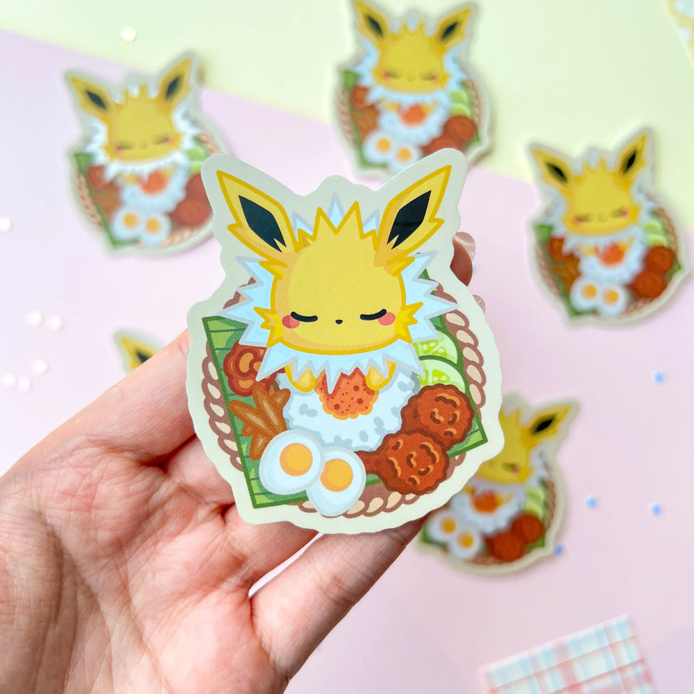 Poroful Stickers - Vinyl 3" Sticker Pokemon - Jolteon Platter