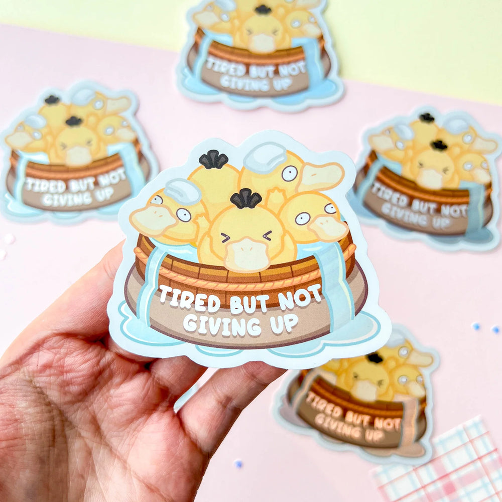 Poroful Stickers - Vinyl 3" Sticker Pokemon - Tired But Not Giving Up