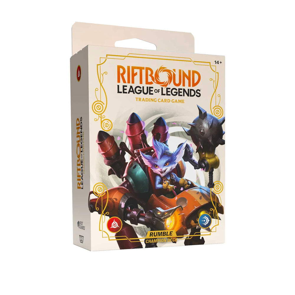Riftbound: League of Legends Trading Card Game - Set 2 - Spiritforged Champion Deck - Rumble ** Releaes 13/02/2026 **