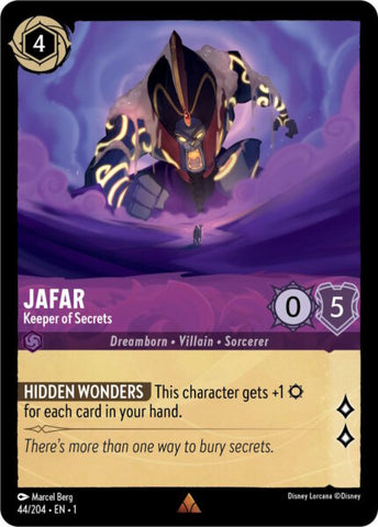 Disney Lorcana: First Chapter - Jafar: Keeper Of Secrets - 44/204 - Foil