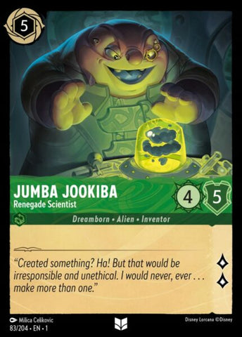 Disney Lorcana: First Chapter - Jumba Jookiba: Renegade Scientist - 83/204 - Foil