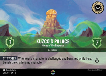 Disney Lorcana: Into The Inklands - Kuzco’s Palace – Home of the Emperor – Enchanted - 213/204