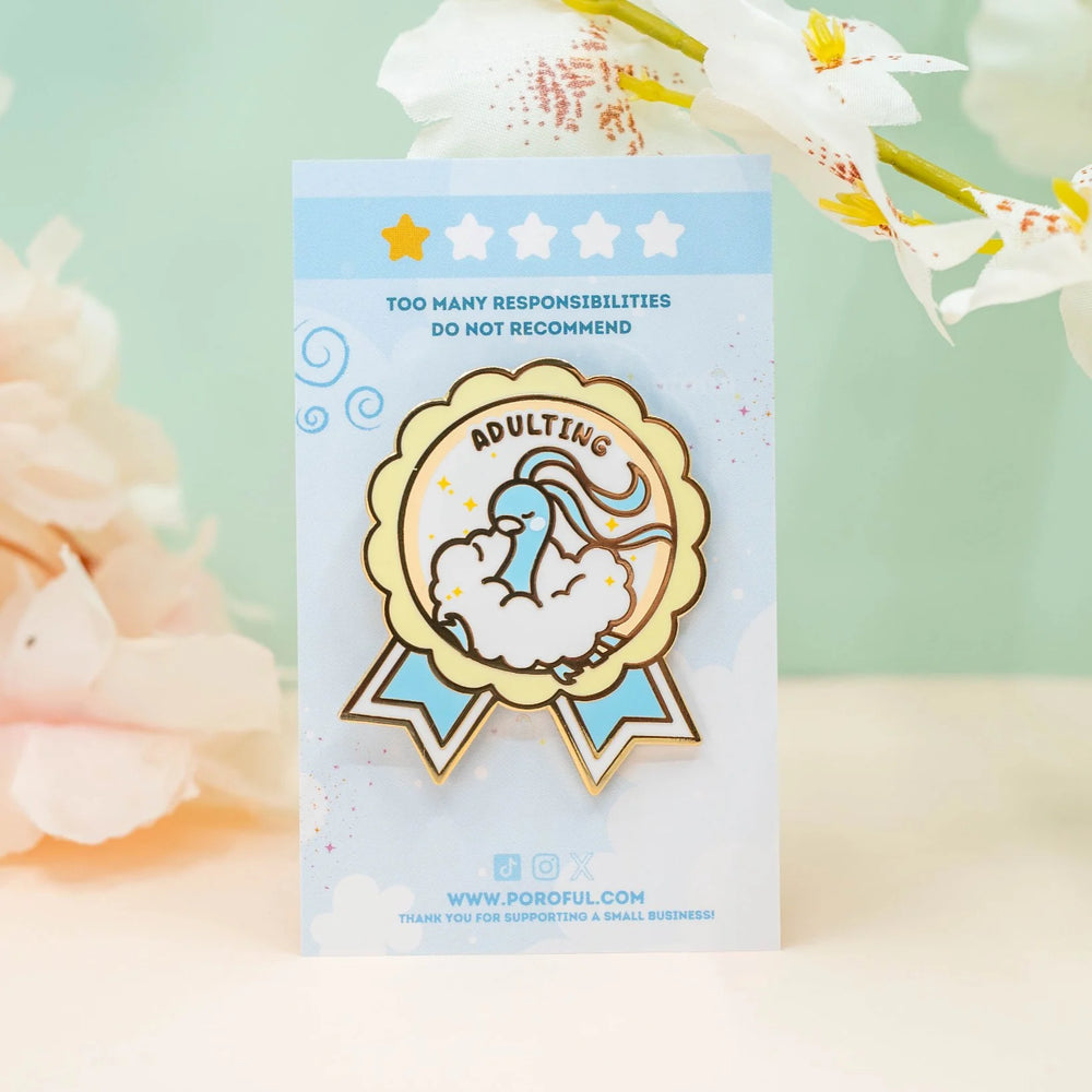 Altaria - Adulting - Pokemon Pin Badge by Poroful