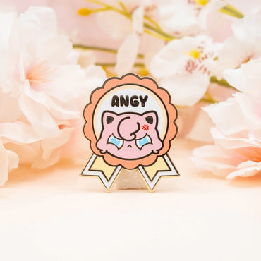 Jigglypuff - Angry - Pokemon Pin Badge by Poroful