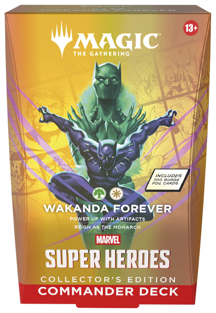 Magic: The Gathering: Marvel Super Heroes Collector Commander Deck - Wakanda Forever ** Pre-Order Due 19/6/2026 **