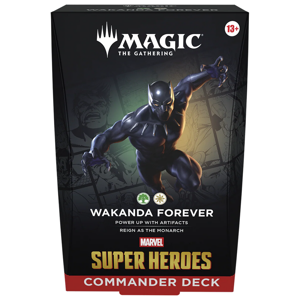 Magic: The Gathering: Marvel Super Heroes Commander Deck - Wakanda Forever ** Pre-Order Due 19/6/2026 **