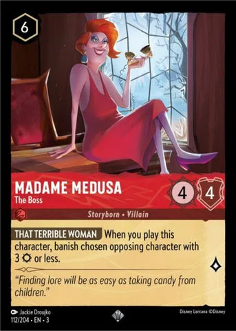 Disney Lorcana: Into The Inklands - Madame Medusa – The Boss - 112/204