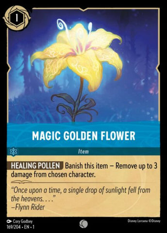 Disney Lorcana: First Chapter - Magic Golden Flower - 169/204 - Foil