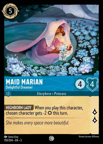 Disney Lorcana: Into The Inklands - Maid Marian – Delightful Dreamer - 150/204