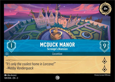 Disney Lorcana: Into The Inklands - McDuck Manor – Scrooge’s Mansion - 169/204