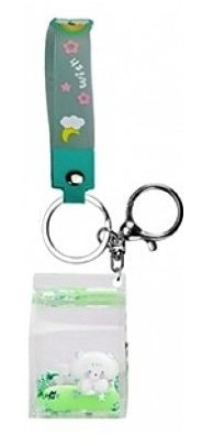 Mochi Milk Carton Charm Keyring with Strap