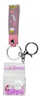 Mochi Milk Carton Charm Keyring with Strap