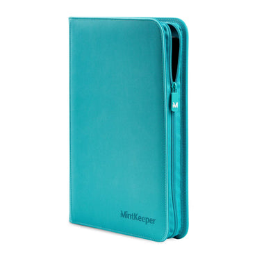 MintKeeper - 252 Toploader Binder - 9 Pocket - Aqua