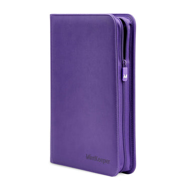 MintKeeper - 252 Toploader Binder - 9 Pocket - Purple