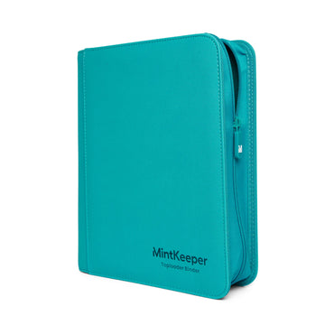 MintKeeper - 252 Toploader Binder - 4 Pocket - Aqua