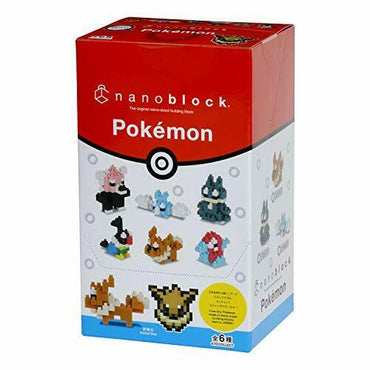 Nanoblock Mini Pokemon Normal Type 1 Box (6 Pcs) - Japanese Import