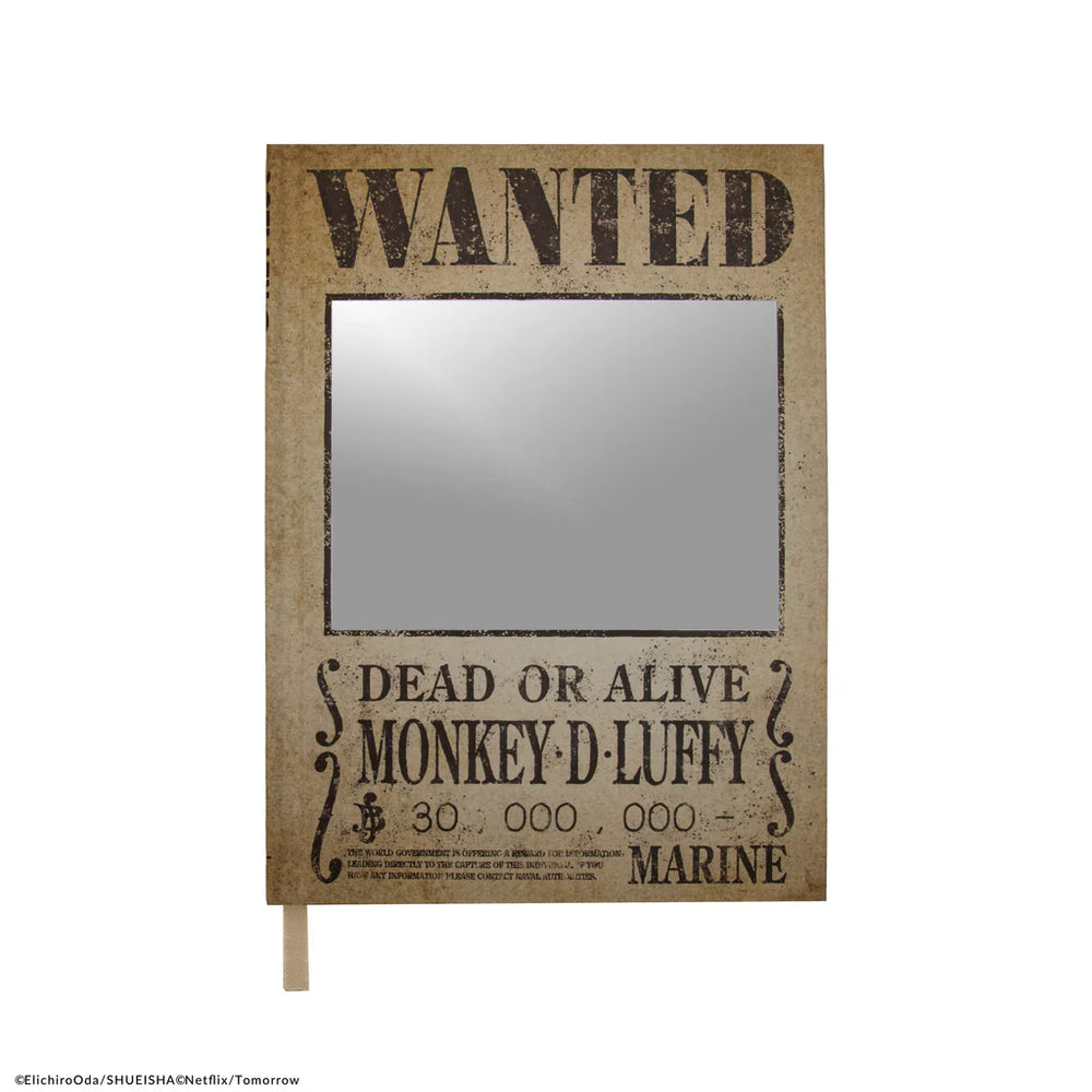One Piece - Wanted Mirror Notebook