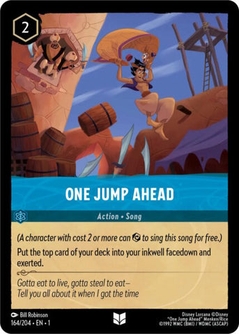 Disney Lorcana: First Chapter - One Jump Ahead - 164/204 - Foil