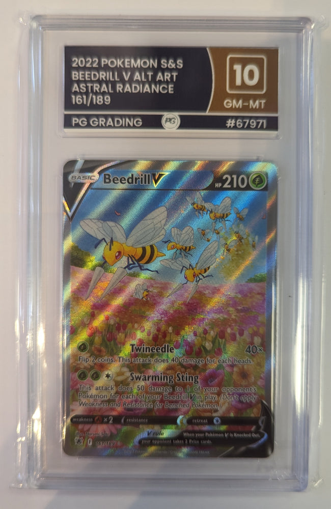 Beedrill V - 161/189 - Astral Radiance - PG Graded Card 10 - #67971