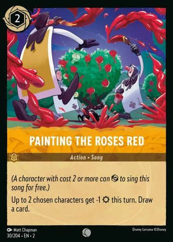 Disney Lorcana: Rise of the Floodborn - Painting the Roses Red - 30/204