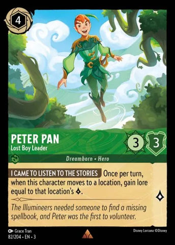 Disney Lorcana: Into The Inklands - Peter Pan – Lost Boy Leader - 82/204