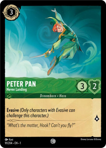 Disney Lorcana: First Chapter - Peter Pan: Never Landing - 91/204