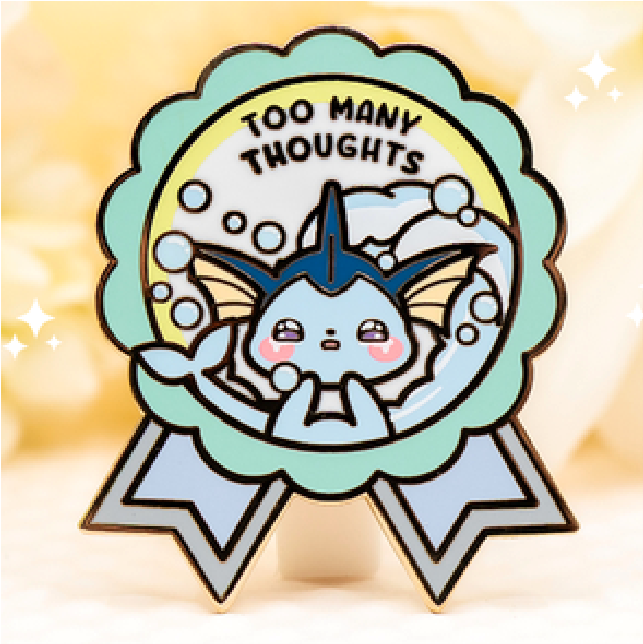 Vaporeon - Too Many Thoughts - Pin by Poroful