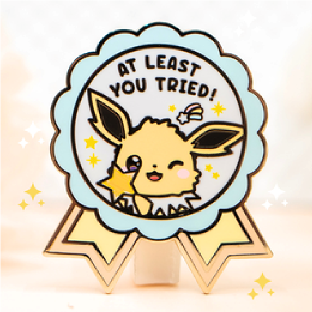 Jolteon - At Least you Tried - Pin by Poroful