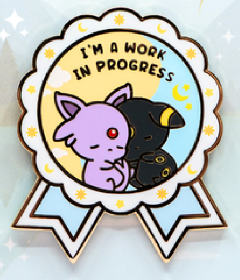 Espeon & Umbreon - I'm A Work in Progress - Pin by Poroful