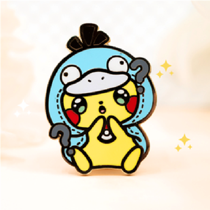 Poncho Pikachu - Shiny Psyduck - Pin by Poroful