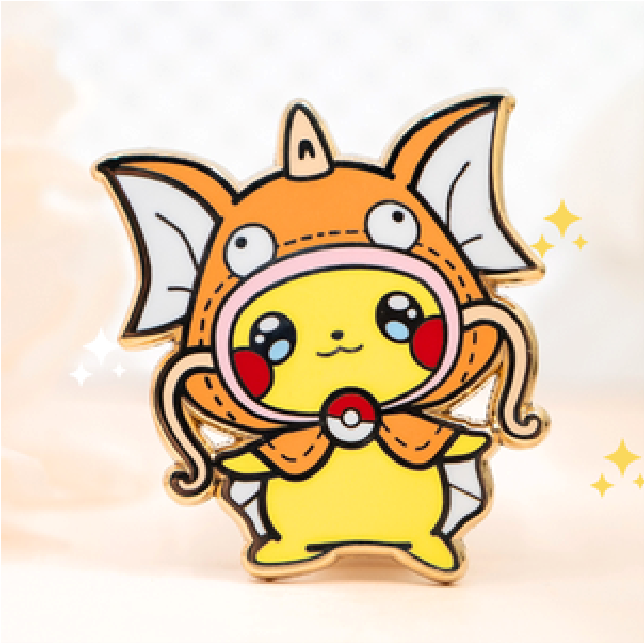 Poncho Pikachu -  Magikarp - Pin by Poroful